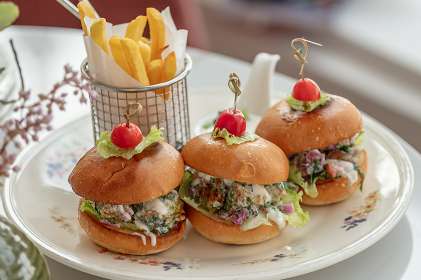 Mini Falafel Sandwiches