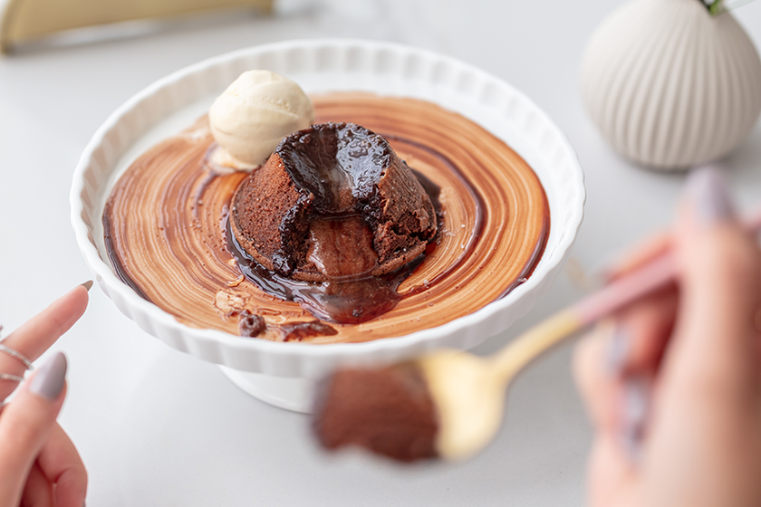 Chocolate Salted Caramel Fondant