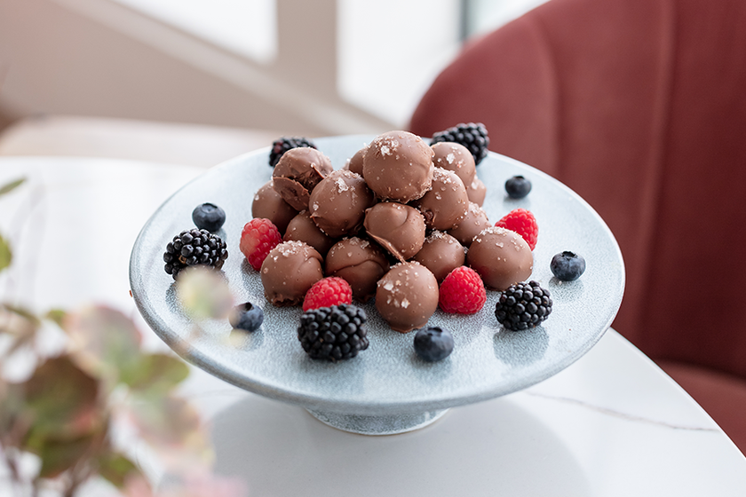 Salted Caramel Chocolate Truffles