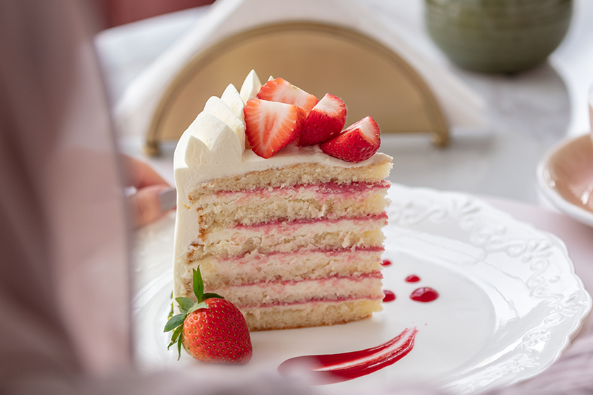 Strawberry Cream Gateau