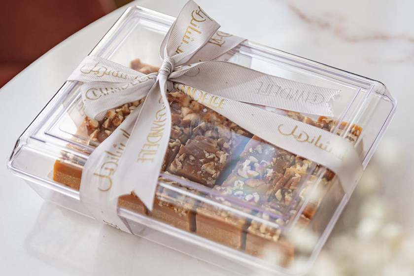 Salted Caramel Pecan Bites