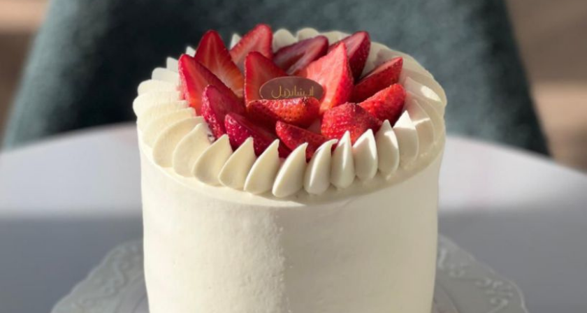 Strawberry Cream Gateau
